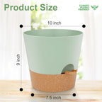10-Inch Plant Pots, Self-Watering Planters - Image 4