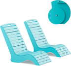 MELLCOM HDPE Pool Lounge Chairs Set of 2, in Pool Lounge Chairs up to 10-Inches - Image 7