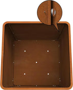 Corten Steel Planter Box 20" L x 20" W x 20" H, Large Metal Square Planter - Image 5