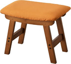 Foot Stool, Bamboo Small Sofa Foot Rest Under Desk, Extra Seating - Image 7