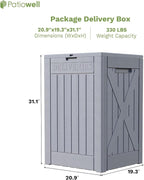 Patiowell 48-Gallon Resin Package Delivery Box - Image 3