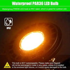PAR36 Landscape LED Light Bulb 7W 12V Low Voltage Waterproof Spotlight - Image 2