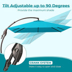 Grand patio Sunbrella 10x10 FT Cantilever Umbrella - Image 5