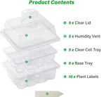 Bonviee 5-Pack Seed Starter Trays - Image 2