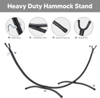SUNCREAT Hammocks Standing Patio Hammock, Portable Hammock - Image 7