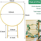 2 Pack Circle Trellis for Climbing Plants Indoor, Flower Houseplant Hoya - Image 2