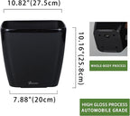 Dexceder 11x10 Self Watering Planter Indoor Outdoor, Inner Mat Design, - Image 3