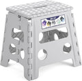 Delxo Folding Step Stool, 13 inch Non-Slip Foldable Stools by Delxo