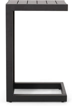 Christopher Knight Home Jesse Coral Outdoor Modern Aluminum C-Shaped End Table - Image 11