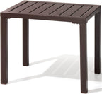 Crestlive Products Outdoor Side Table, Aluminum Rectangular Side/End Table - Image 9