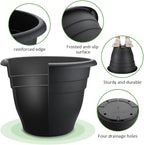 3 Pack 20 Inch Large Plant Pots - Image 5