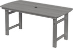 Outdoor Rectangle Dining Table, Heavy-Duty HDPE Table by Suunyn
