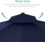 Best Choice Products 10x10ft Cantilever Patio Umbrella w/Base Included - Image 6