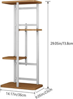 LINZINAR Plant Stand Indoor 4 Tier 5 Potted Multiple Plant Shelf Stands - Image 6