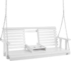 VEVOR Wooden Porch Swing 5 ft, Patio Bench Swing by VEVOR