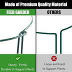FEED GARDEN 8 Pack Plant Support Stakes, Peony Cages and Supports, Metal Garden - Image 4