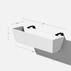 Veradek Pure Series Railing Planter - Image 2