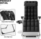 MoNiBloom Reinforced Zero Gravity Chair, Folding Pool Beach Lounger, Portable - Image 13