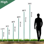 WAENLIR Garden Stakes 72 inch 6ft Sturdy Tomato Stakes, Plant Stakes - Image 2
