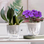 2 Pack 6 inch Self Watering Pots Planters - Image 5
