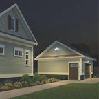Lithonia Lighting HomeGuard 2-Light LED Outdoor Flood Lights, Wall or Ceiling - Image 9