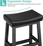 24 Inch Bar Stools Set of 2 for Kitchen Island, Kitchen Chairs Counter Height - Image 8