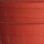 Garden Elements Indoor/Outdoor Glazed Brushed Happy Plastic Planter, Earth Red - Image 2