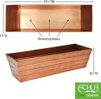 Achla Designs C-21C Plated Flower Box, Window Flowerbox Planter - Image 5