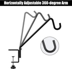 FEED GARDEN 2 Pack 14 Inch Deck Hook, Deck Bird Feeder Hanger, Applicable Deck - Image 2