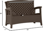Suncast Outdoor Wicker Love Seat - Image 3