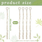 4 Pcs Hanging Plant Extender Macrame Plant Hanger Extender Large Hanging Rope - Image 2
