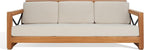 SAFAVIEH Couture Outdoor Patio Furniture Collection – Curacao 3-Seat Patio Sofa by SAFAVIEH