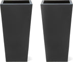 Step2 Tremont Tall Square Tapered Planter, Large Planters by Step2