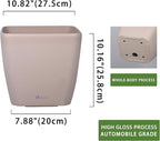 Dexceder 11x10 Self Watering Planter Indoor Outdoor, Inner Mat Design, - Image 3