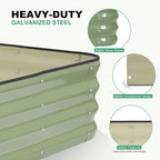 1MORE Raised Garden Bed -5X3X1 Galvanized Planter Box - Image 3