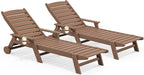 SERWALL HDPE Chaise Lounge Set of 2 by SERWALL