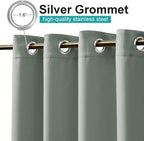 NICETOWN Outdoor Curtains for Patio Waterproof Extra Wide 84", 2 Panels Sun - Image 2