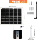 Solar Panel for Security Camera 2 in 1 Port 10W Ring Camera Solar Charger - Image 7