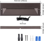 LEONLITE 12-Pack 10.6 Inch 5CCT LED Low Voltage Step Lights, 12–24V AC/DC 6W - Image 8