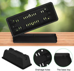 YBING Railing Planter Boxes 6 PCS Black Rectangle Railing Flower Box - Image 7