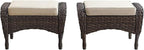 Belord Outdoor Ottomans for Patio Foot Rest by Belord