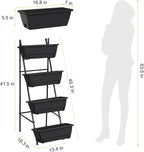 OYEAL Raised Garden Bed 4 Tier Vertical Garden Planters Indoor Outdoor Raised - Image 2