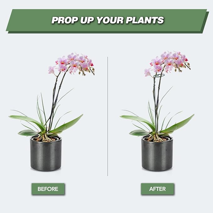 Joyhalo 20 Pack Plant Support Stakes 36 Inches, Plant Stakes, Flower Stakes - Image 2
