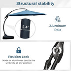 Grand patio 12 FT Sunbrella Cantilever Umbrella - Image 6