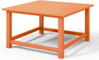 WestinTrends Malibu Low Outdoor HDPE Square Patio Coffee Table - Image 9