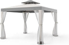 Patio Gazebo Tent Outdoor Canopy Shelter 10'x10' by GOJOOASIS