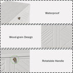 Outdoor/Indoor Storage Box, Resin and Plastic Storage Cabinet Waterproof - Image 5