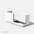 Veradek Block Series Long Box Planter - Image 3