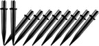 10 Pack Solar Light Stakes Replacement, Plastic Reinforced Ground Spikes by Unknown