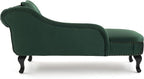 Merax 62'' Velvet Chaise Lounge Indoor - Image 8